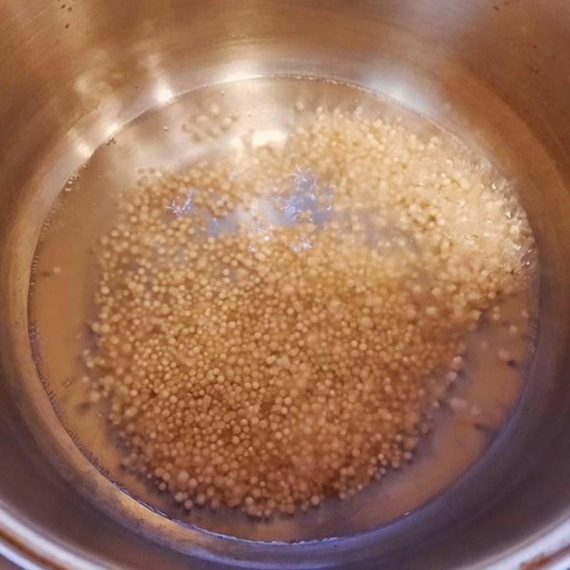 Bước 2 Nấu bột báng Chè chuối bột báng nước cốt dừa (công thức được chia sẻ từ người dùng)