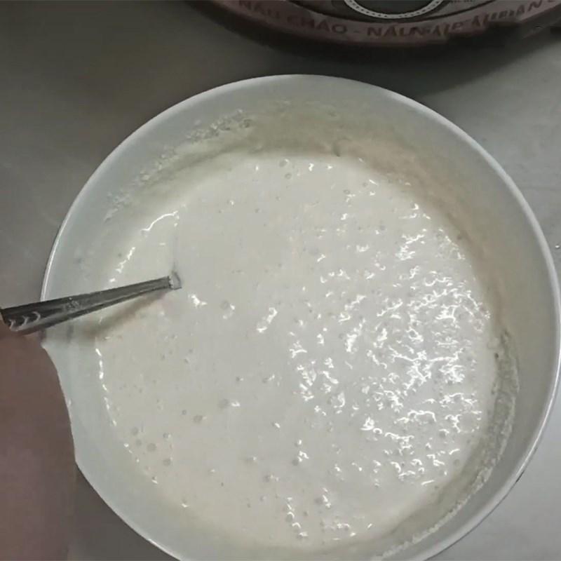 Bước 2 Vo và nấu gạo nếp Chè đậu trắng bằng nồi cơm điện và nồi áp suất