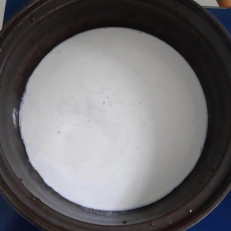 Bước 5 Nấu nước cốt dừa Chè sương sa hạt lựu (công thức được chia sẻ từ người dùng)