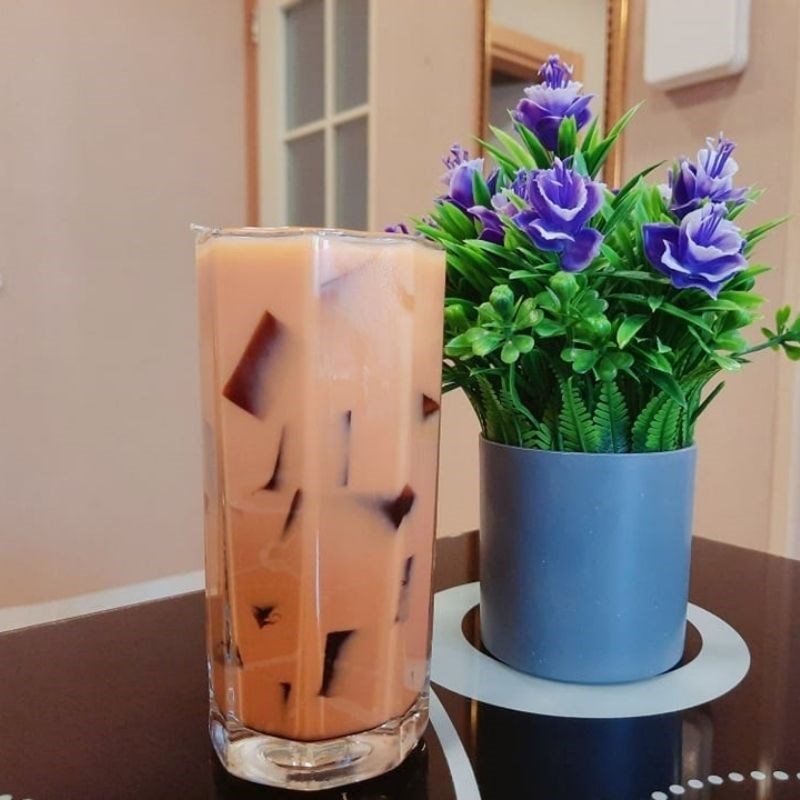Cách làm trà sữa Thái đỏ thạch cà phê thơm ngọt chuẩn vị ngay tại nhà