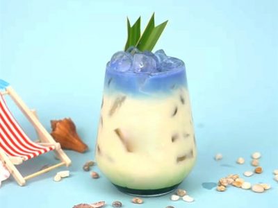 Cách làm trà sữa sâm dứa hoa đậu biếc thơm ngon, lạ miệng , tốt cho sức khỏe 12 / 2022