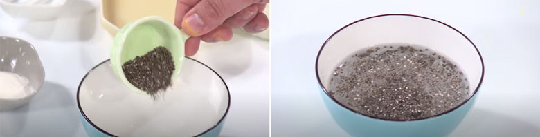 Cách làm trà sữa hạt chia với thạch kem hạt chia cần ngâm hạt chia