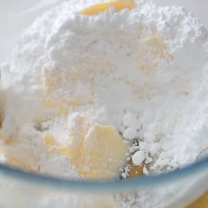 Bước 7 Trộn hỗn hợp bơ socola trứng Bánh quy kẹp kem tiramisu