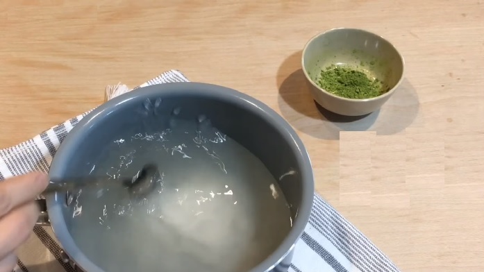 cách làm thạch trà xanh