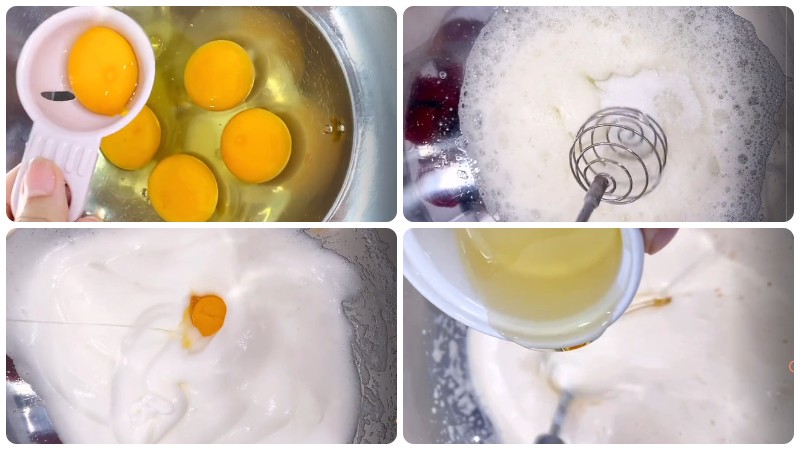 Làm hỗn hợp trứng