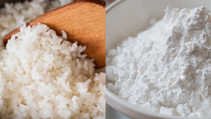 Nguyên liệu món ăn bánh gạo tokbokki bằng cơm nguội