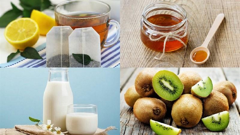 Nguyên liệu món ăn trà sữa kiwi