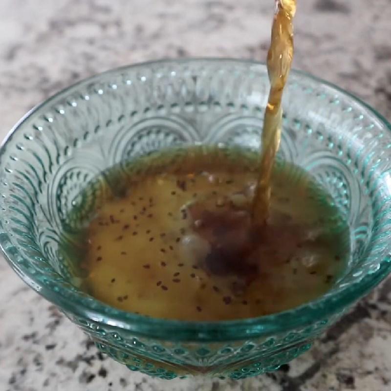 Bước 4 Pha trà sữa trân châu kiwi Trà sữa trân châu kiwi