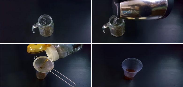 Cách làm trà sữa sương sáo cần pha trà