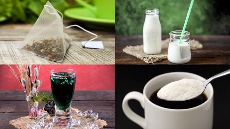 Nguyên liệu món ăn trà sữa bạc hà