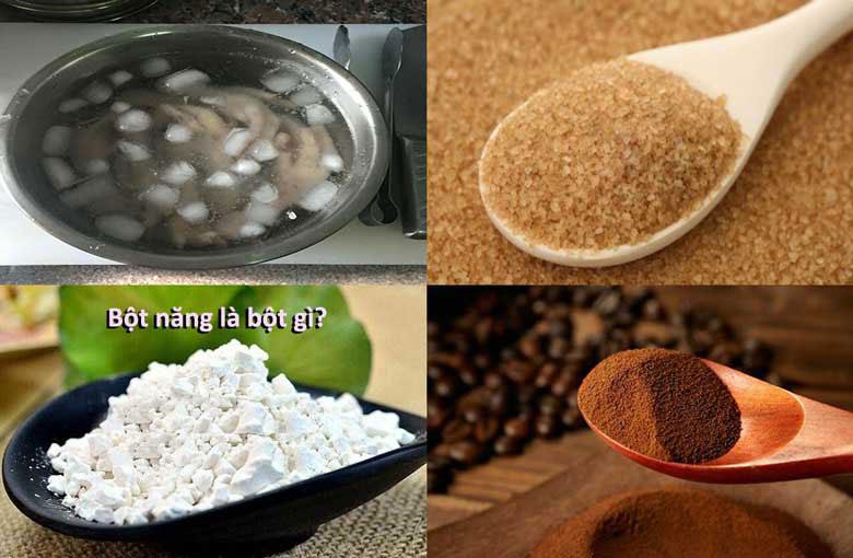 Cách làm trân châu cafe gồm các nguyên liệu chuẩn bị sau