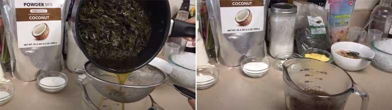 Hướng dẫn làm trà sữa dừa dùng bột dừa khi ủ trà o long