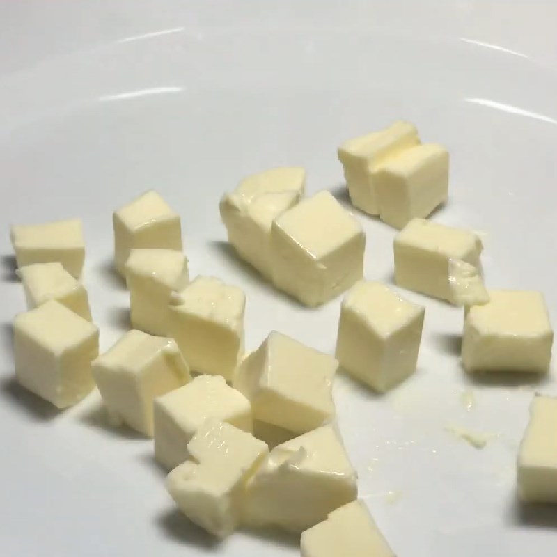 Schritt 3 Gewürfelter Käse Milchtee-Gelee