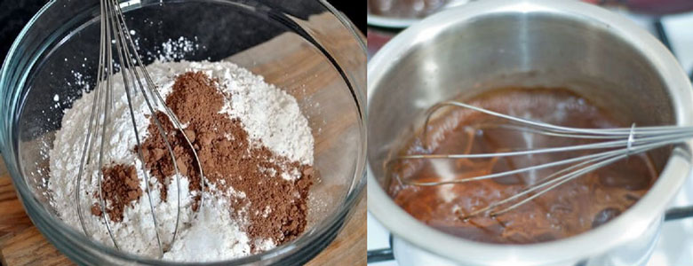 Cách làm thạch socola trà sữa bằng thạch rau câu trộn bột rau câu và mang đi nấu thạch
