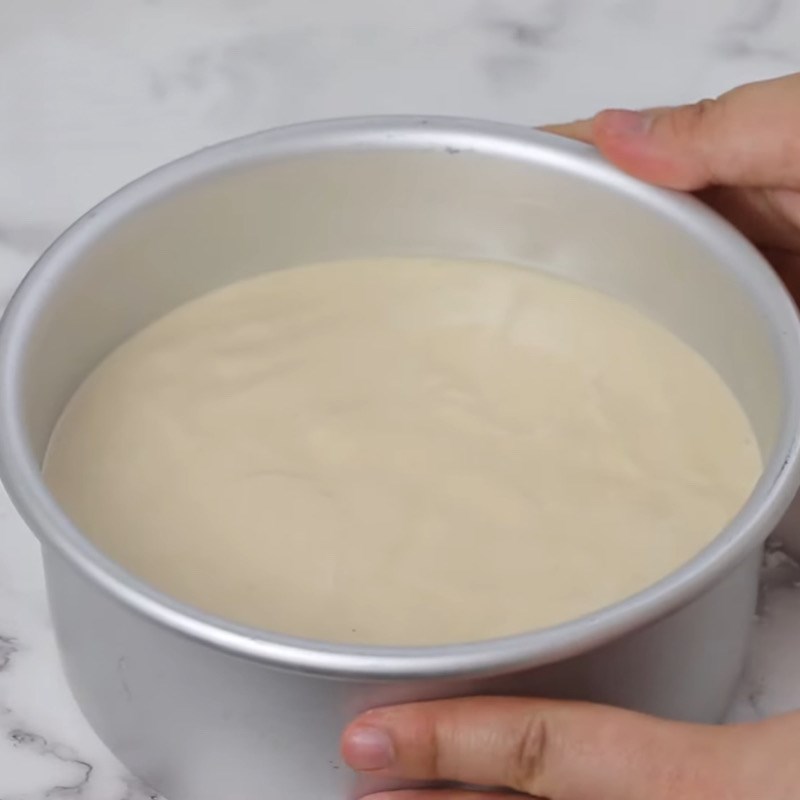 Bước 4 Trộn tròng trắng trứng và bột bánh Bánh trà sữa trân châu đàng thâm vì như thế nồi rán ko dầu