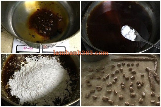 cách thực hiện bánh trà sữa trân châu đàng thâm 2