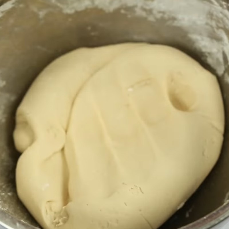 Bước 3 Trộn bột nếp Bánh nếp nhân đậu xanh dừa
