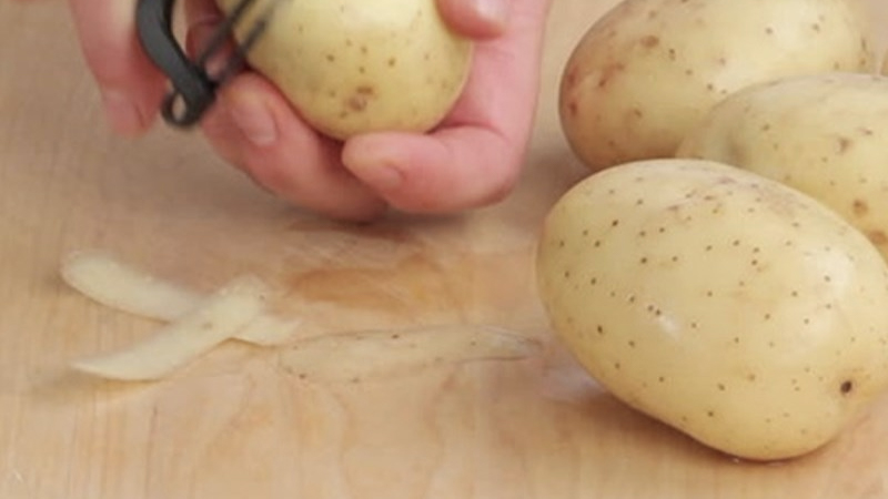 Cách thực hiện số bánh khoai tây sữa rán xù
