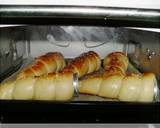 Cornet à la cream - Bánh mì ốc nhân mặn và nhân kem sầu riêng bước làm 3 hình