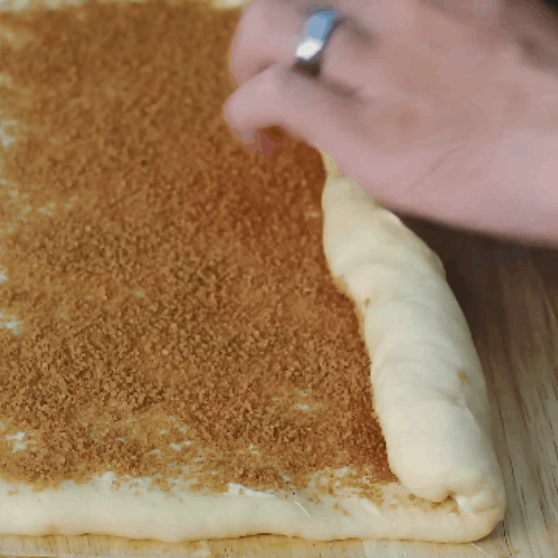 Bước 7 Tạo hình bánh và ủ lần 2 Bánh mì quế cuộn kem phô mai