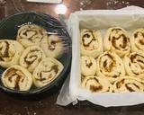 Bánh quế cuộn sốt phô mai (Cinnamon rolls) bước làm 4 hình