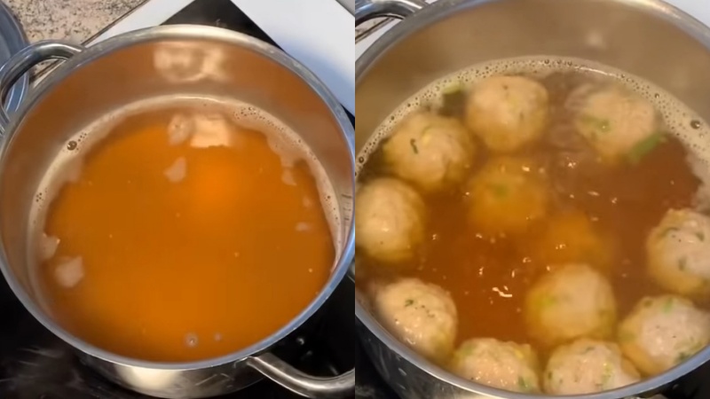 Bước 5: Nấu nước súp