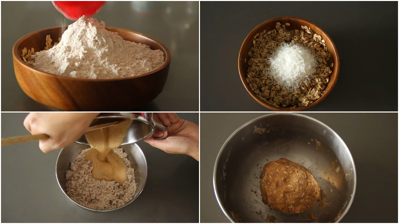 Trộn bột bánh quy sao mang đến mịn mềm và ko bám tay