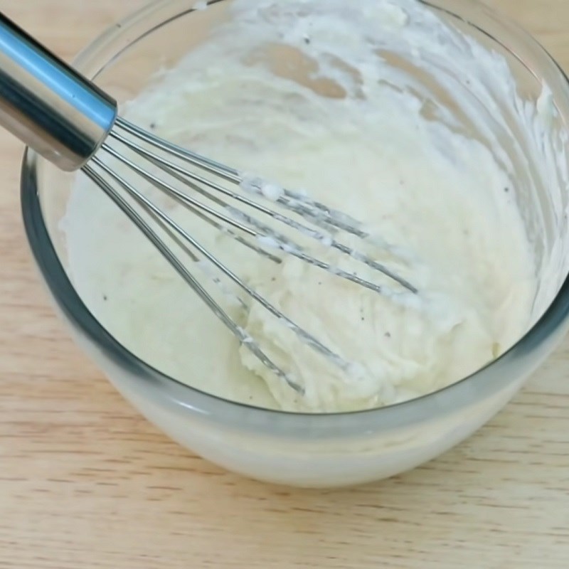 Bước 5 Làm nhân kem Bánh rán oreo nhân kem sữa