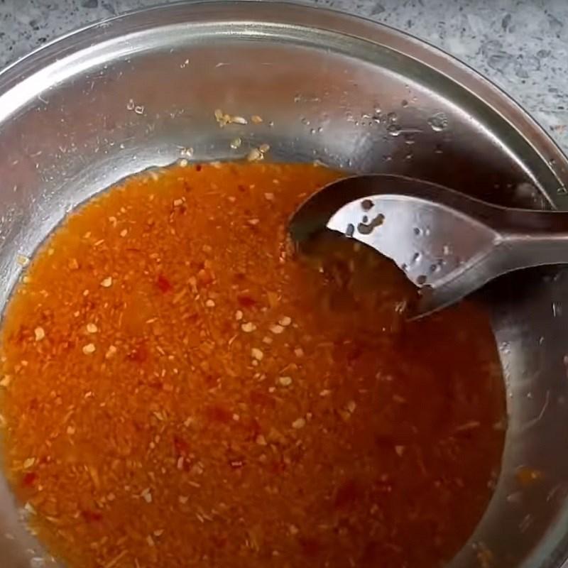 Bước 3 Làm nước mắm chay chua ngọt Bánh bộc lọc chay nhân nấm