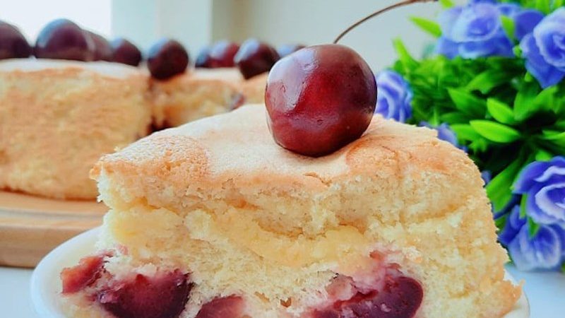 Tổng hợp cách làm bánh bông lan cherry siêu ngon, mới nhất 08 / 2022