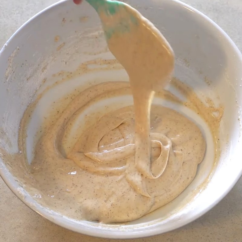 Bước 2 Trộn bột bánh Bánh macaron cà phê bằng bột mì