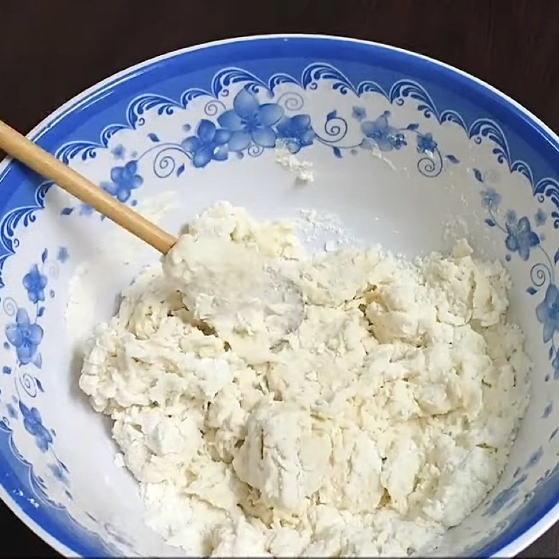 Bước 1 Trộn bột Bánh bao mini