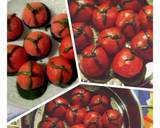 Bánh Gấc bước làm 4 hình