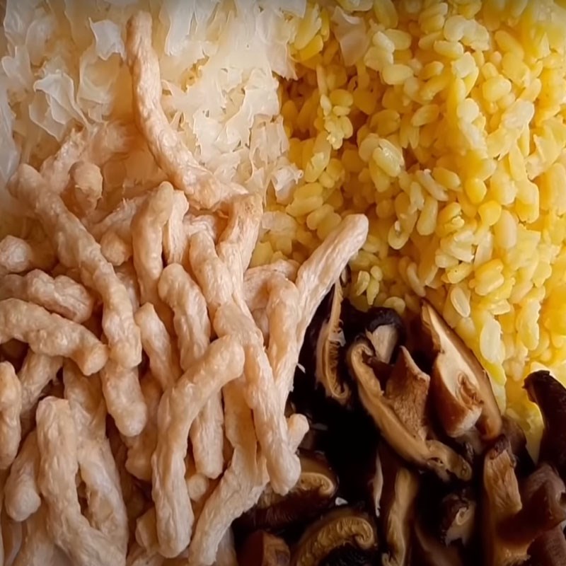 Bước 1 Sơ chế nguyên liệu Bánh cống chay