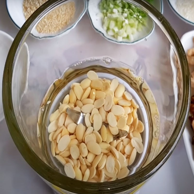 Bước 2 Pha bột Bánh cống chay