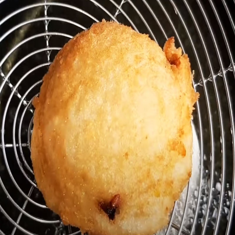 Bước 4 Đổ bánh Bánh cống chay