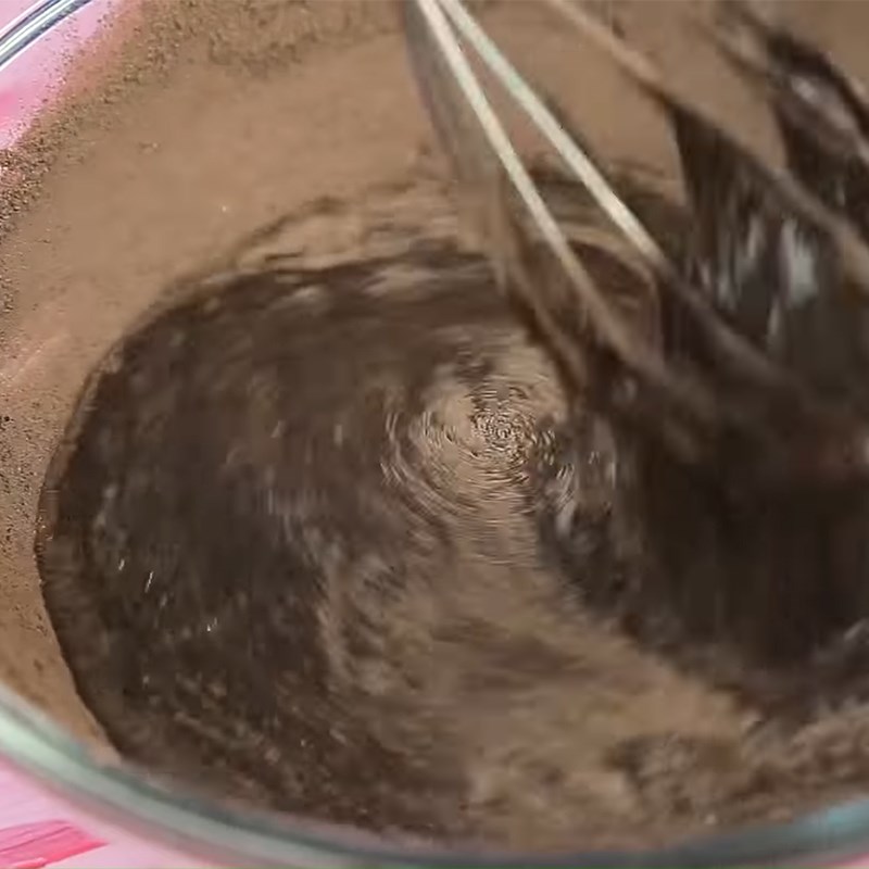 Bước 2 Trộn bột Bánh đỗ đen cốt dừa