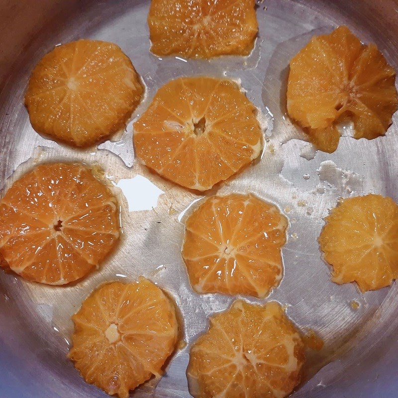Bước 1 Sơ chế cam Bánh bông lan cam tươi
