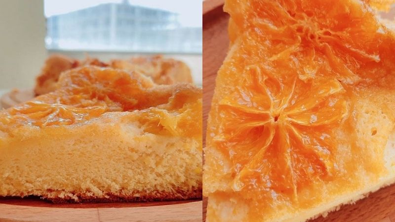 Bánh bông lan cam tươi