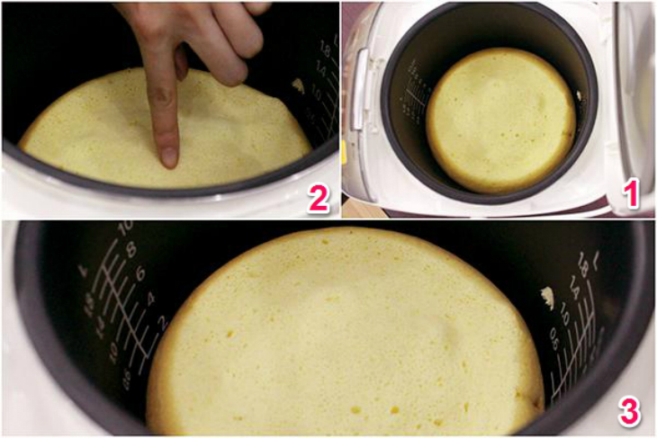 Nướng bánh vào trong nồi cơm trắng năng lượng điện ở chính sách Cook khoảng tầm 40 phút