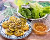 Bánh khọt hến bước làm 2 hình