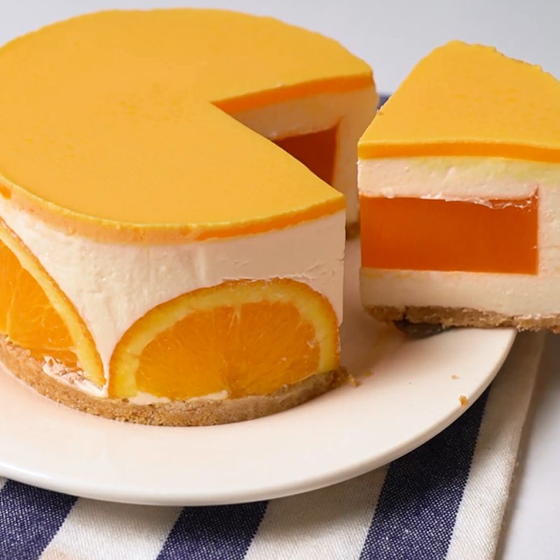 2 cách làm bánh mousse cam và cam sữa chua mướt mịn, đơn giản - Hình 44