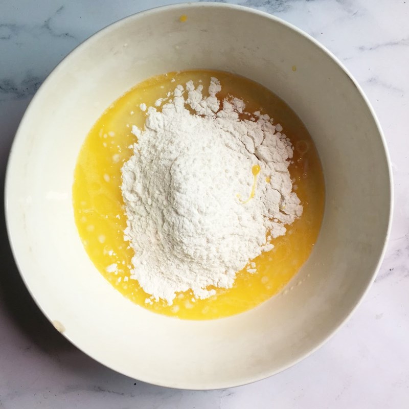 Bước 1 Trộn bột bánh Bánh papparoti