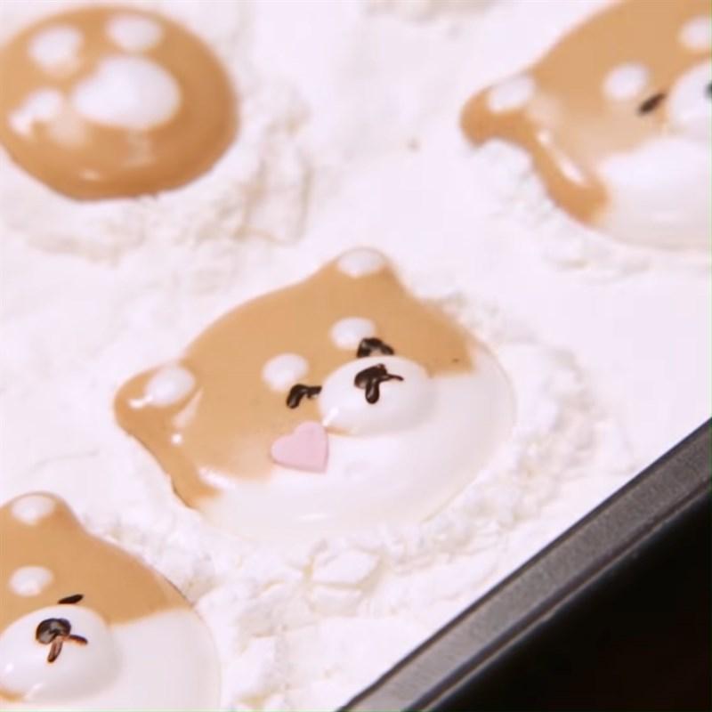 Bước 5 Tạo hình kẹo Kẹo marshmallow hình chú chó Shiba