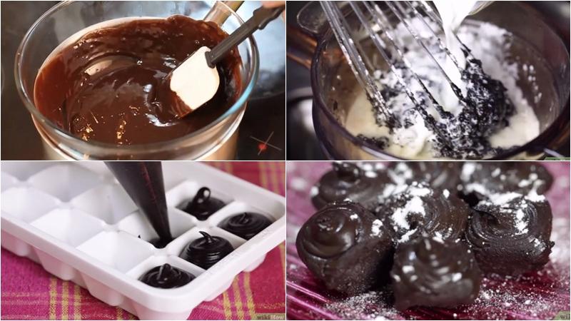 Cách làm socola bằng bột cacao