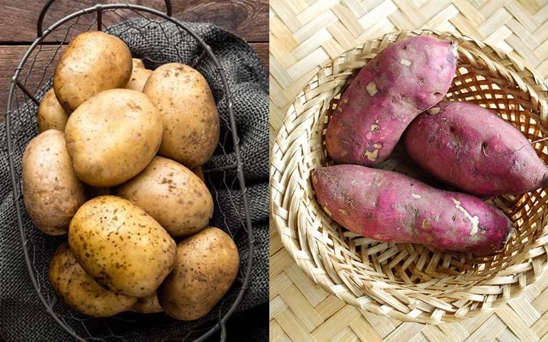 Cả khoai lang và khoai tây đều tốt cho sức khỏe