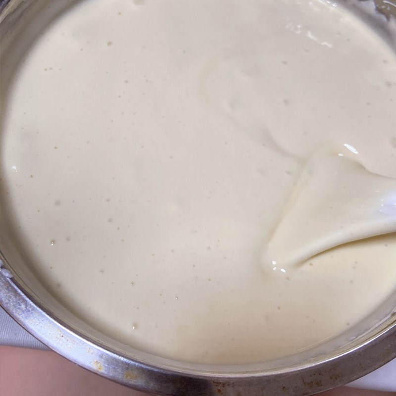 Bước 4 Trộn hỗn hợp bột bánh Bánh cupcake củ dền