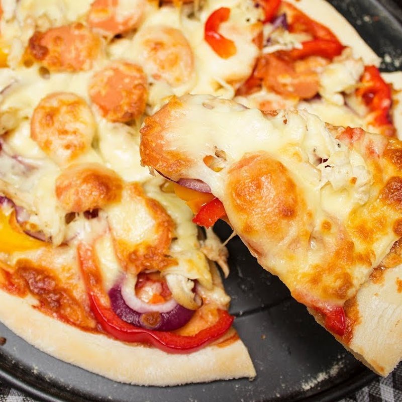 Bước 6 Thành phẩm Pizza gà phô mai