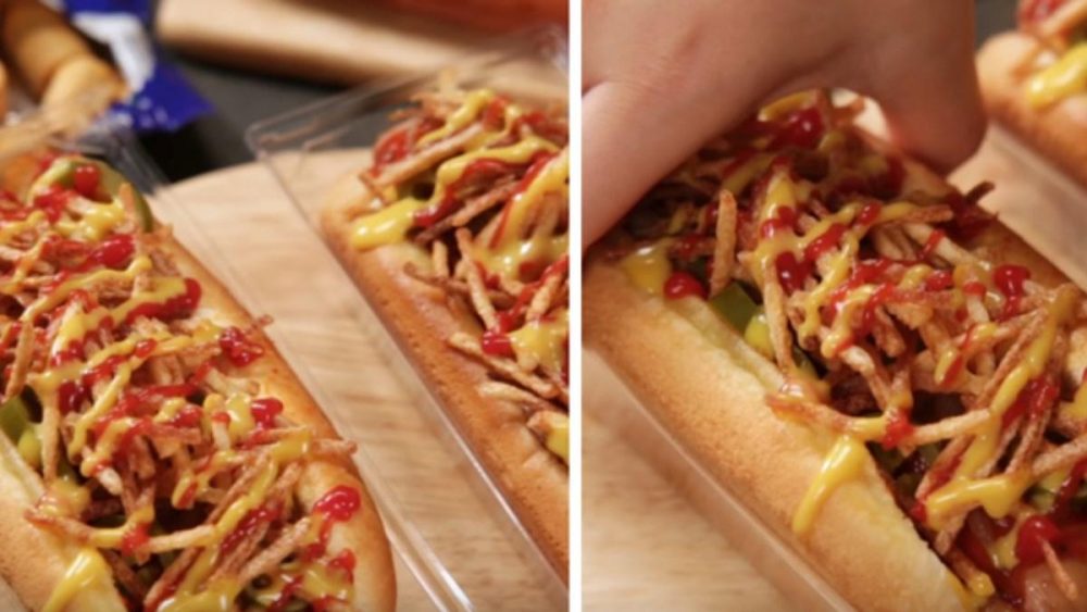 Bánh hotdog kiểu Mỹ