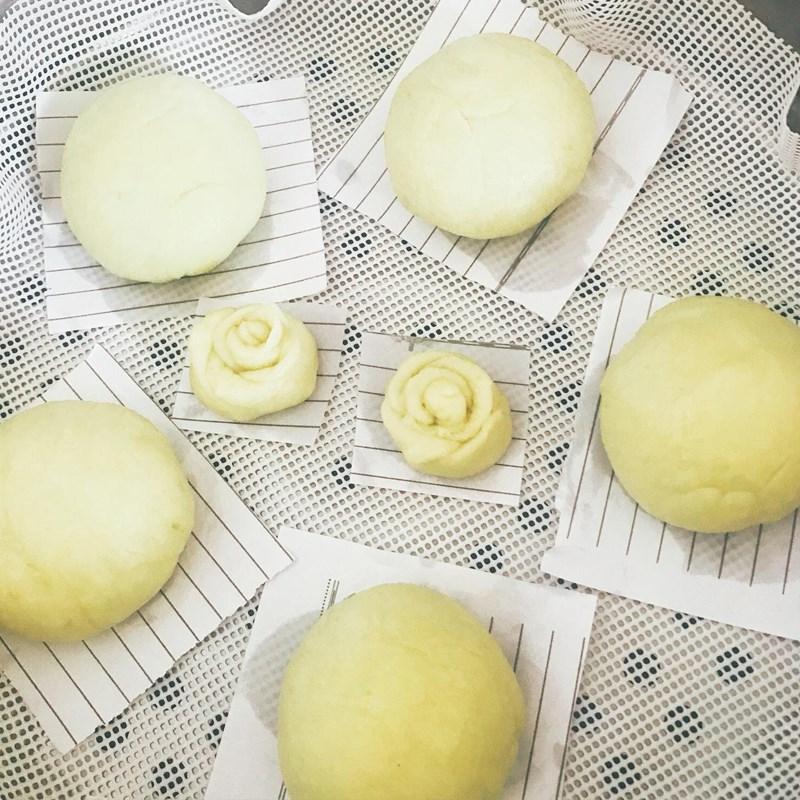 Bước 6 Hấp bánh bao bơ Bánh bao nhân bơ (công thức được chia sẻ từ người dùng)